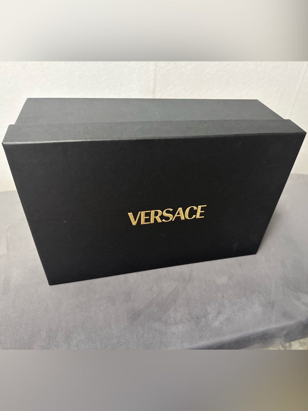 Versace Empty Show Box. W Dust Bags, Card 13.5x9.5”x5.5”